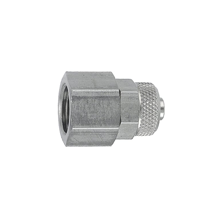 Riegler 110679 Gerade Aufschraubverschraubung, G 1/4 i., Schlauch 6/4, ES 1.4571 - Bild 1