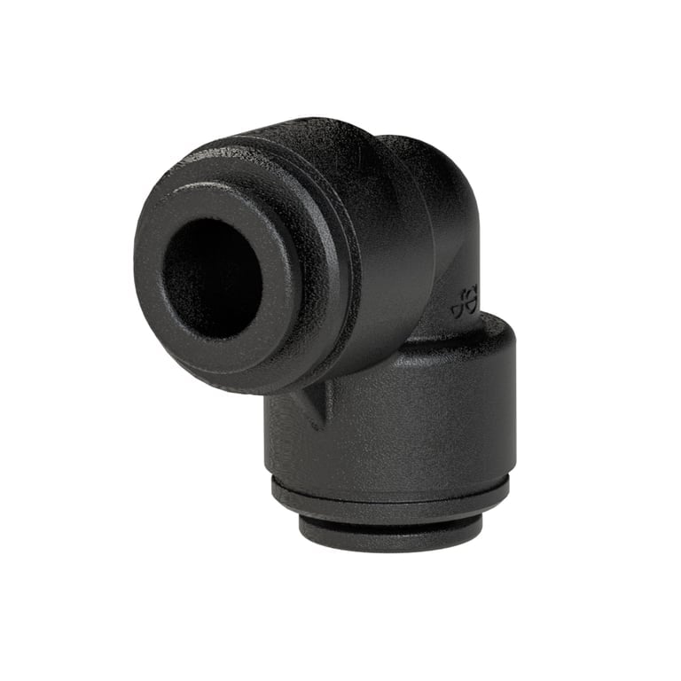 Riegler 110311 Winkelverbinder POM, für Schlauch-Außen-Ø 28 mm - Bild 1
