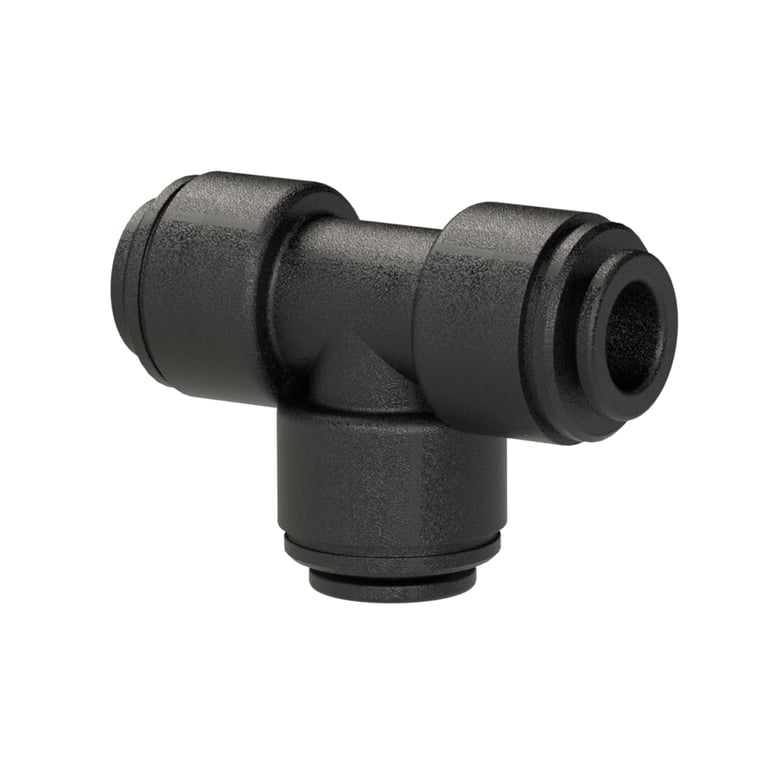 Riegler 110313 T-Verbinder POM, für Schlauch-Außen-Ø 4 mm - Bild 1