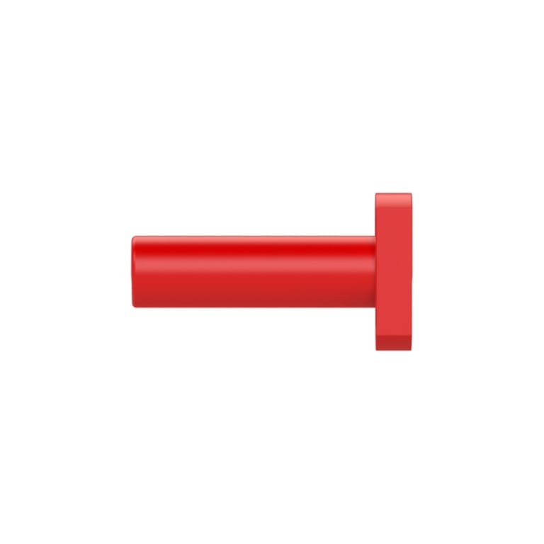 Riegler 110348 Verschlussstopfen POM, Stutzen 4 mm, Farbe rot - Bild 3
