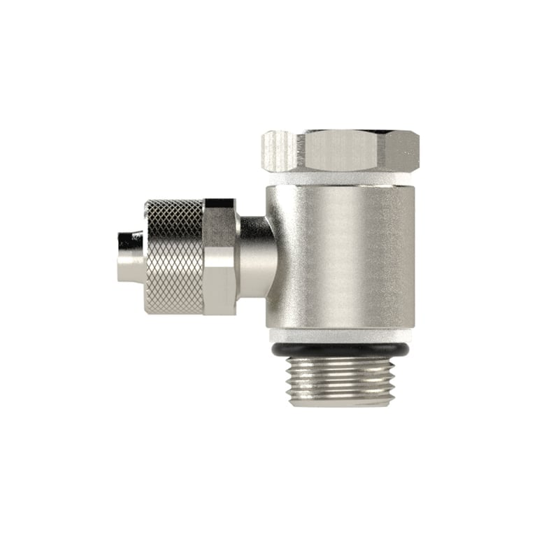 Riegler 110565 Winkel-Schwenkverschraubung, O-Ring, G 1/8 a., für Schlauch 6/4 - Bild 3
