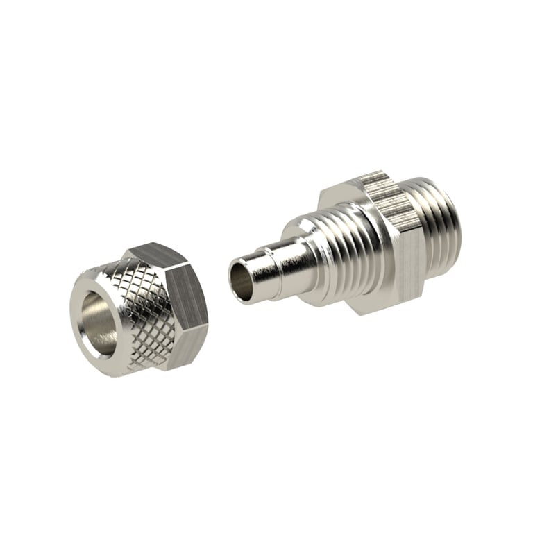 Riegler 110671 Gerade Einschraubverschraubung G 1/4 a., Schlauch 6/4, ES 1.4571 - Bild 4