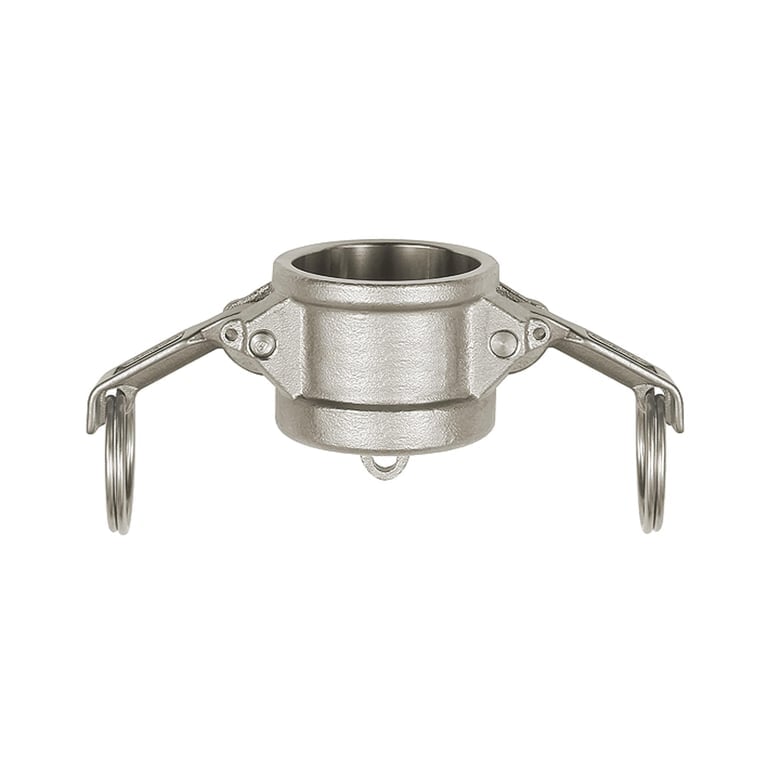 Riegler 108129 Kamlok-Verschlusskappe, Typ DC, ES 1.4401, für Stecker-Ø 92 mm - Bild 1