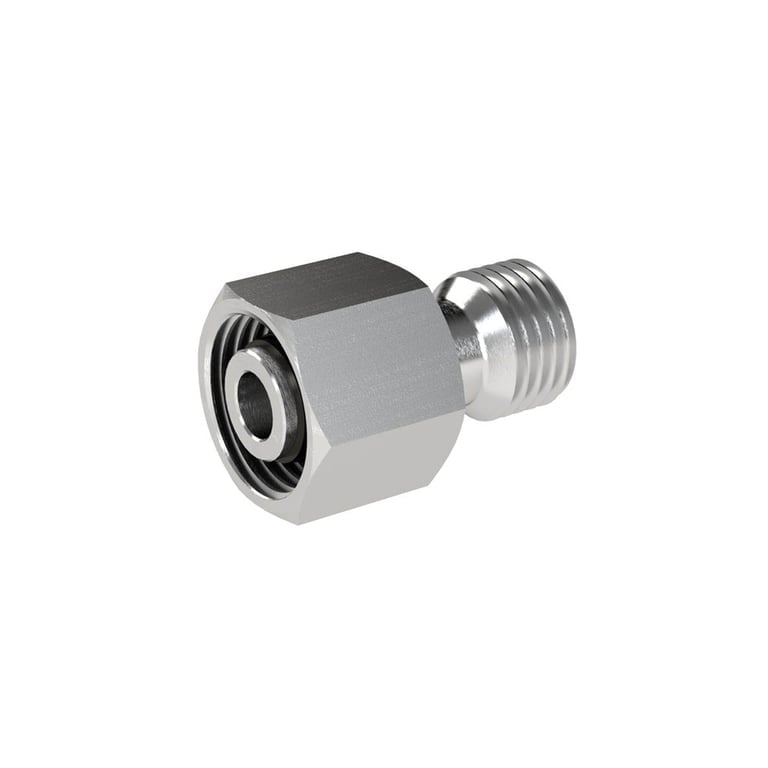 Riegler 112476 Reduzierung, Rohr-Außen-Ø Zapfen 10 mm, Muffen 6 mm, ES 1.4571 - Bild 1
