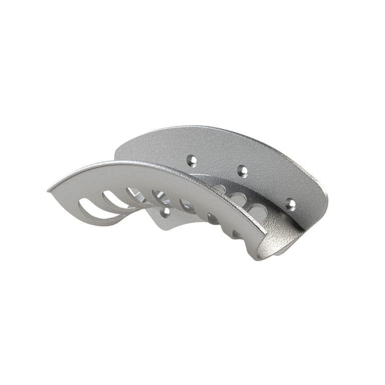 Riegler 113984 Schlauchhalter, Aluminium unlackiert, mittel - Bild 1