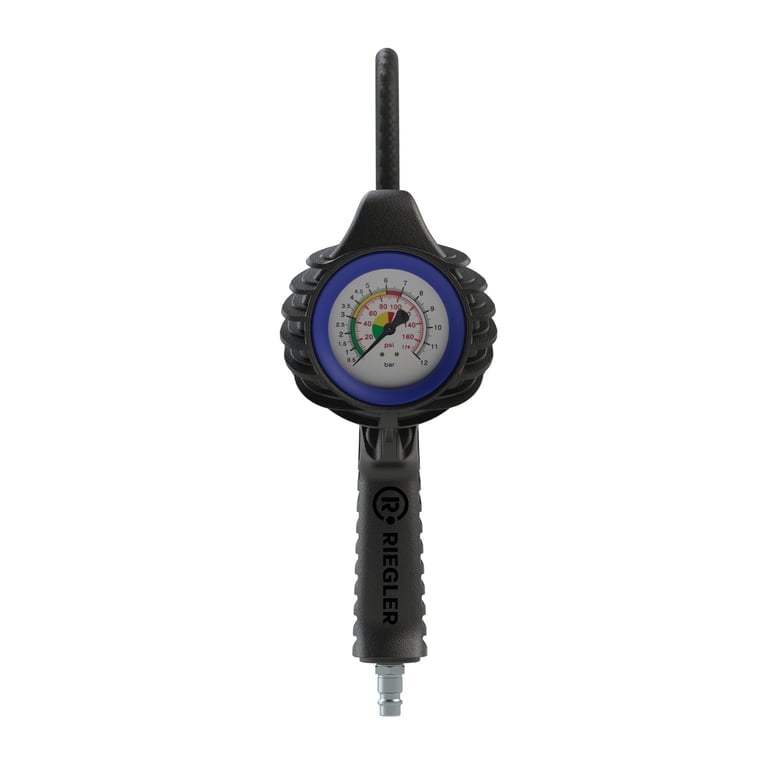 Riegler 114543 Stand.-Handreifenfüllmesser MS, Mano Ø 63 mm, ungeeicht, 0-12 bar - Bild 3