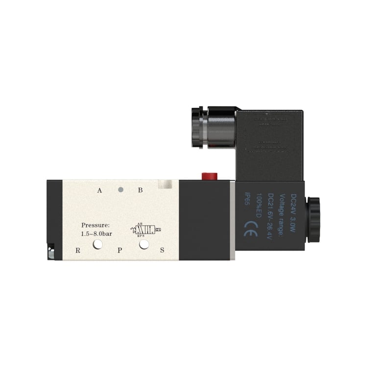 Riegler 116126 5/2-Wegeventil elektropneu. »4V« monost., G 1/4, 24VDC, 850l/min - Bild 3