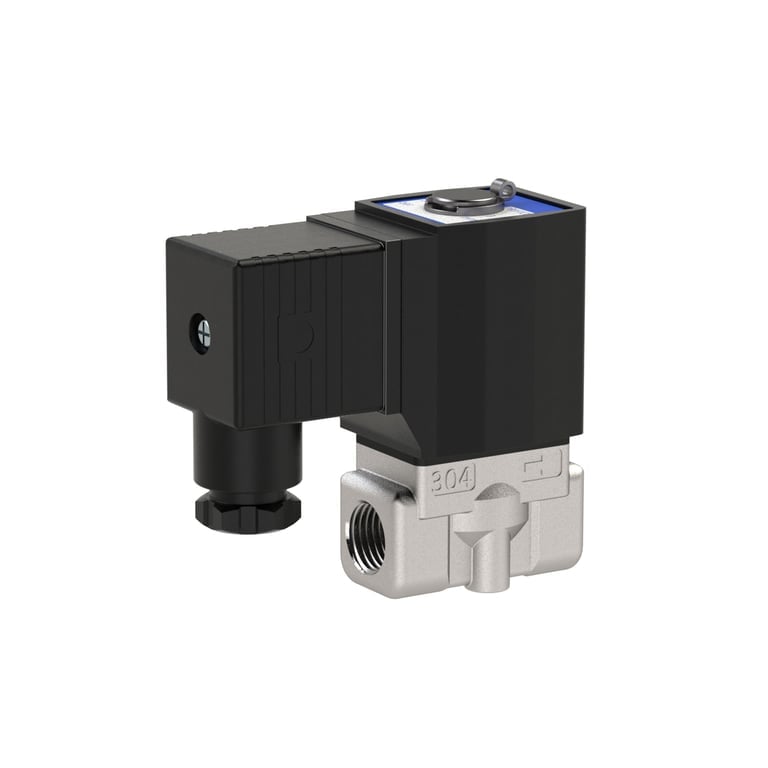 Riegler 116580 2/2-Wege-MV., ES,NC,direktg.,230 V, 50 Hz, G 3/8, PN 0-30 bar - Bild 1