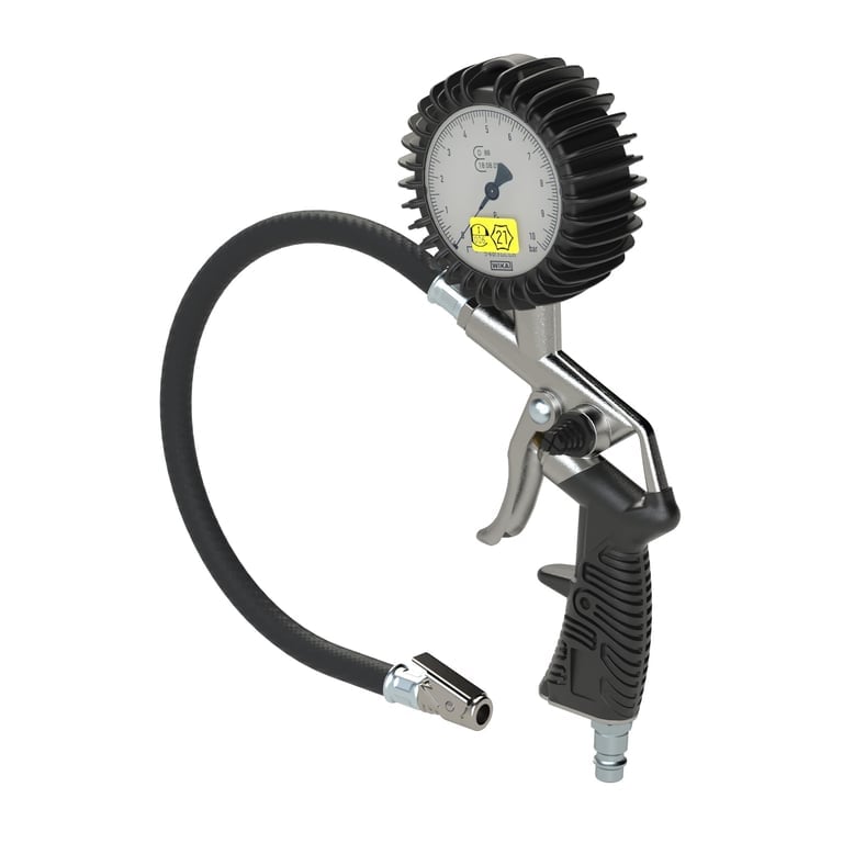 Riegler 117141 Stand.-Handreifenfüllmesser MS, Mano Ø 63 mm, geeicht, 0-10 bar - Bild 1