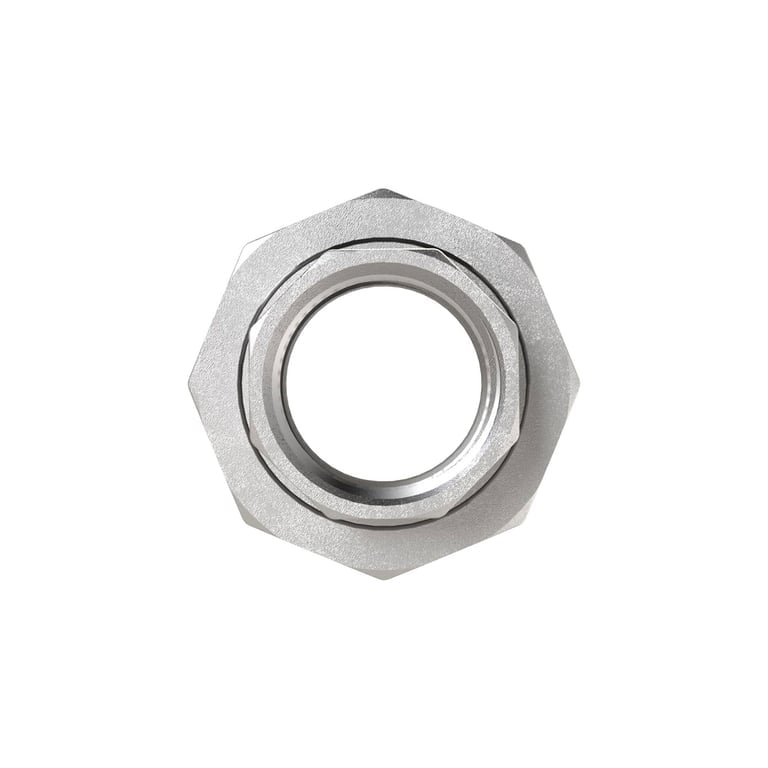 Riegler 117909 lös. Doppelgew.nippel, kon. dicht., Rp 1, IG, SW 54, ES 1.4408 - Bild 3
