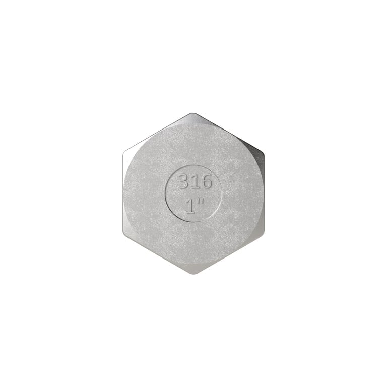 Riegler 118580 Verschlussstopfen, Sechskant, R 1, AG, SW 35, ES 1.4408 - Bild 3