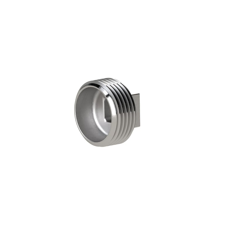 Riegler 118892 Verschlussstopfen, Vierkant, G 1/8, AG, SW 8, ES 1.4408 - Bild 1