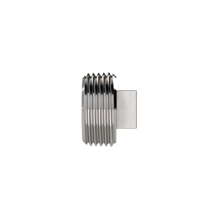 Riegler 118892 Verschlussstopfen, Vierkant, G 1/8, AG, SW 8, ES 1.4408 - Bild 2
