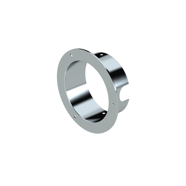 Riegler 119359 Frontring, Stahl verchromt, für Glyzerinmano. Typ 213.40 Ø 63 mm