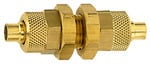 Riegler 110464 Schottverschraubung, M12x1,0, für Schlauch 8/6 mm, SW 17, Messing - Bild 1