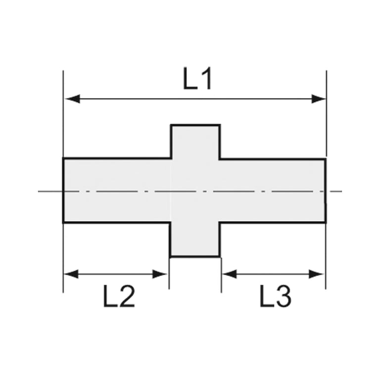Riegler 125665 Doppelgewindenippel, Sechskant, R 3/8, SW 18, Edelstahl 1.4408 - Bild 2