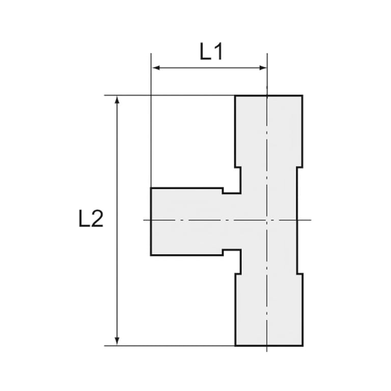 Riegler 108694 T-Steckverschraubung »click-clock«, drehbar, G 1/4 außen Ø 8 mm - Bild 2
