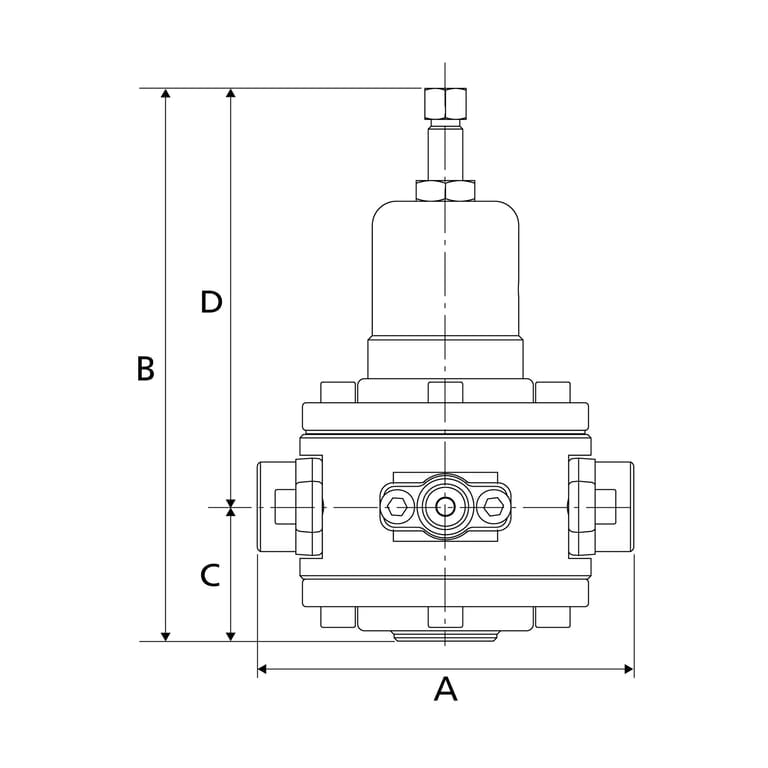 Riegler 129271 Edelstahl-Druckregler, 1.4404, rücksteuerbar, G 1/2, 1,0 - 15 bar - Bild 4