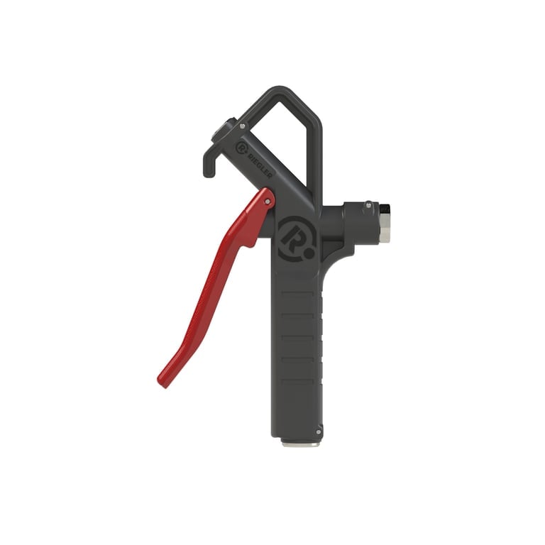 Riegler 129365 Blaspistole, Kunstst., o. Düse, ob. anschließb., G 1/4 IG - Bild 2