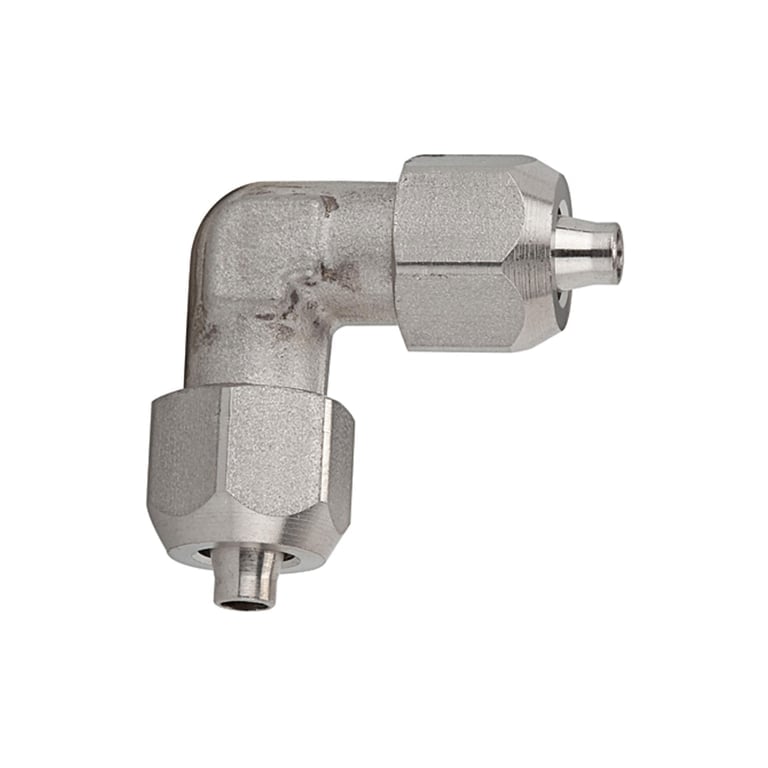 Riegler 110713 Winkelverbinder, für Schlauch 8/6 mm, Edelstahl 1.4404 - Bild 1
