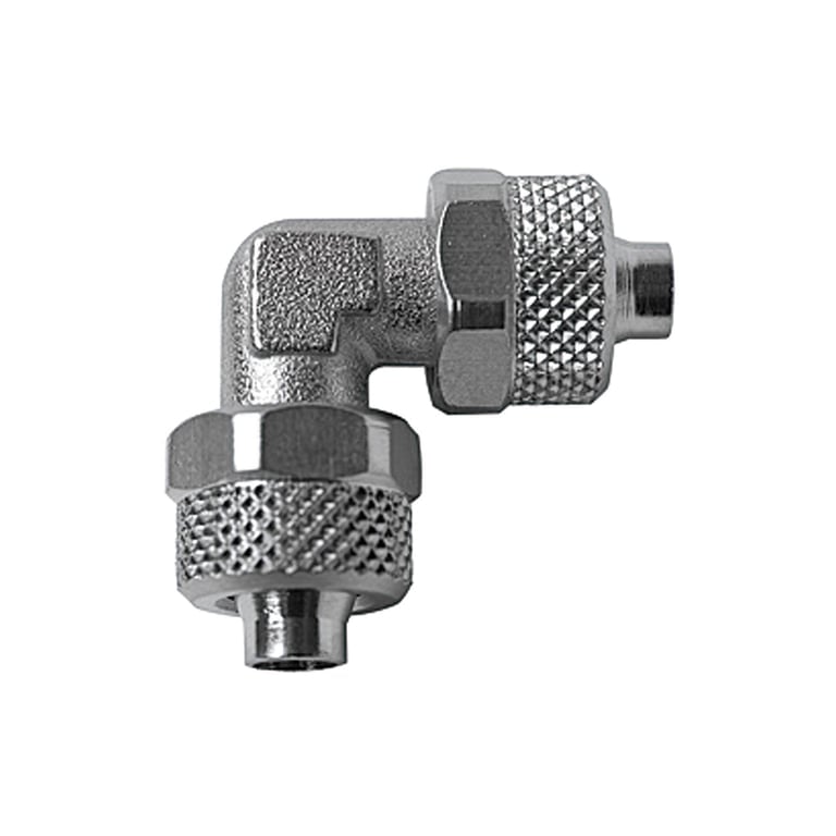 Riegler 115239 Winkelverbinder »value line«, für Schlauch 6/4, Messing vern. - Bild 1