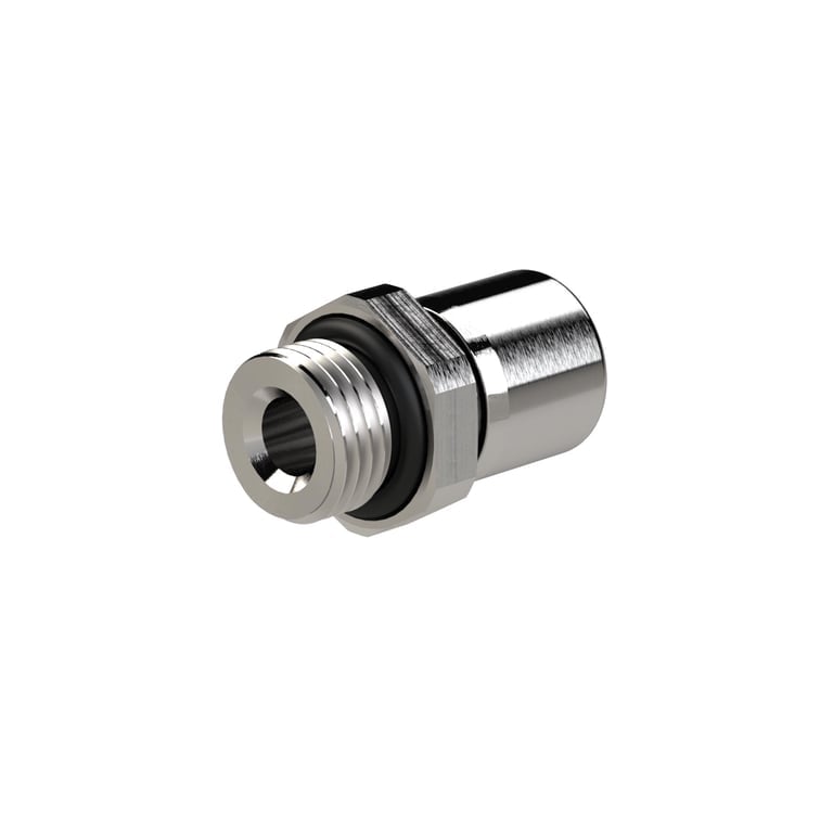 Riegler 130877 Gerade Steckverschraubung »NonPlusUltra«, G 1/4, Ø 6 mm, VPE 10 - Bild 1
