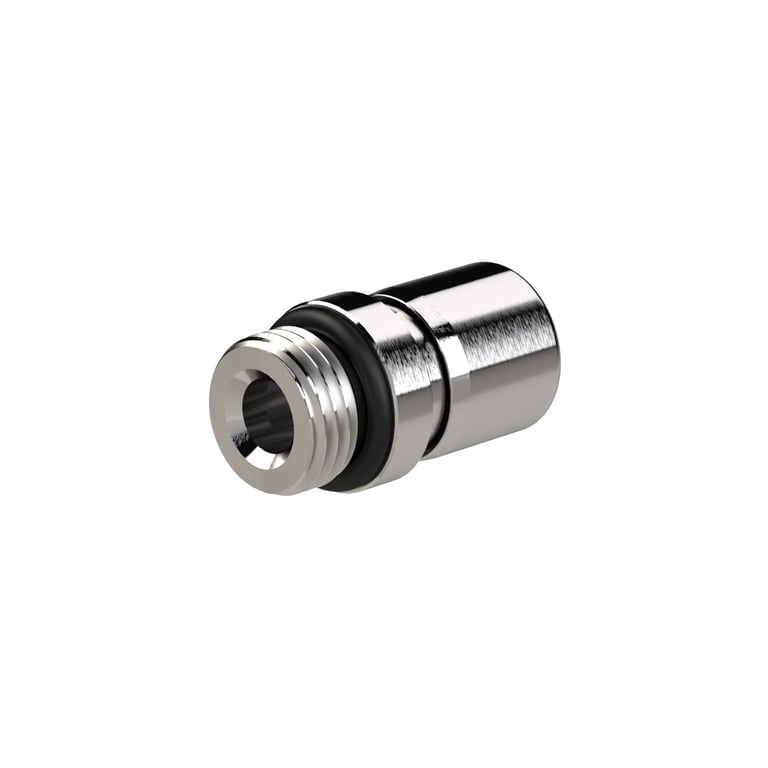 Riegler 130952 Ger. Steckverschraubung »NonPlusUltra«, ISK, G 1/4, Ø 8mm, VPE 10 - Bild 1
