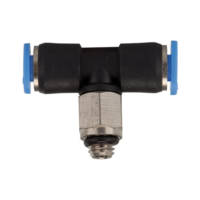 Riegler 148847 T-Steckverschraubung »Blaue Serie« mini, drehbar, G 1/8 - Bild 1