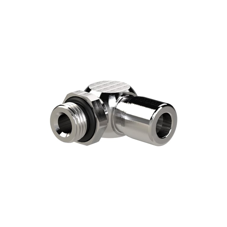 Riegler 131281 L-Steckverschraubung »NonPlusUltra«, drehbar, M5, Ø 6 mm, VPE 10 - Bild 1