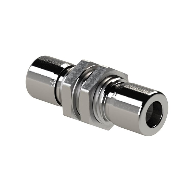 Riegler 131815 Gerade Schott-Steckverbindung »NonPlusUltra«, Ø 6 mm, VPE 10 Stk. - Bild 1
