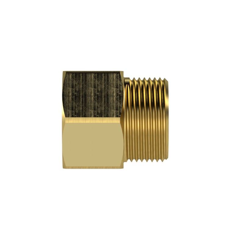 Riegler 134692 Reduziernippel lang, G 3/4 a., G 3/4 i., SW 32, Messing - Bild 3