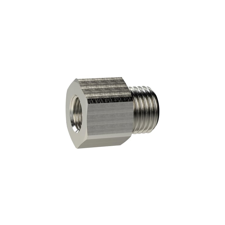 Riegler 134754 Reduziernippel lang, G 3/4 a., G 1 i., SW 36, Messing vern. - Bild 1