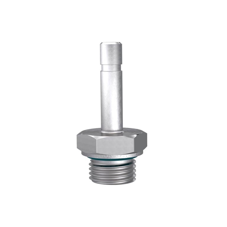 Riegler 135296 Gewinde-Stecknippel, G 1/4 a., Stecknippel 4 mm, ES 1.4404 - Bild 1
