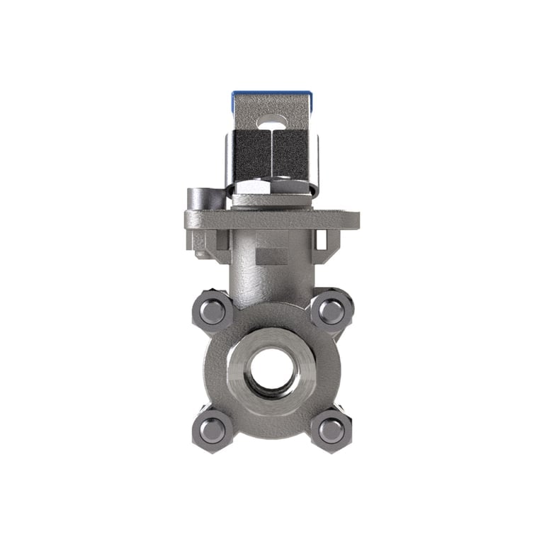 Riegler 135917 Edelstahlkugelhahn, 3-teilig, Baulänge nach DIN 3202-M3, G 2 - Bild 2