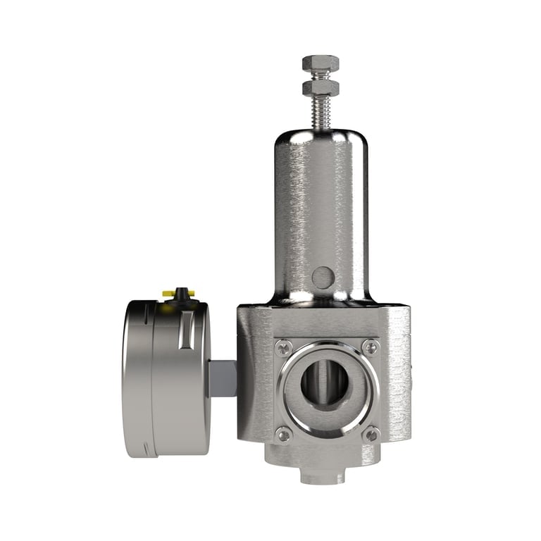 Riegler 136430 Edelstahl-Druckregler, 1.4404, nicht rückst., G 1, 0,5 - 8 bar - Bild 3