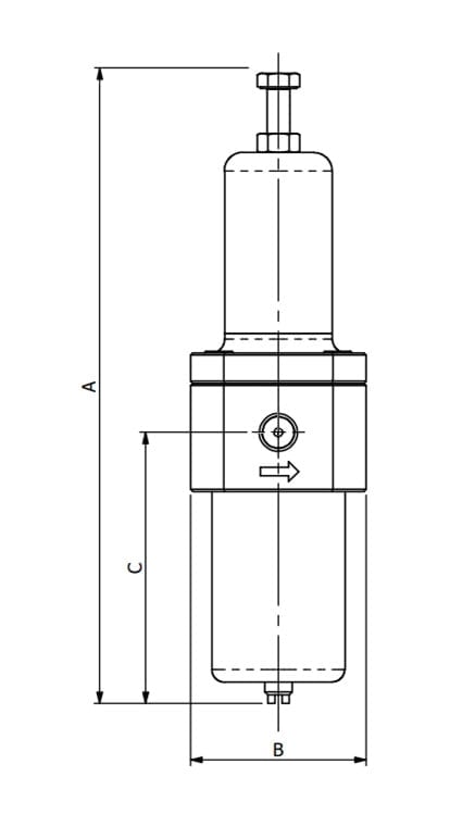 Riegler 136595 Edelstahl-Filterregler 1.4404, rücksteuerbar, G 3/8, 1,0 - 17 bar - Bild 4
