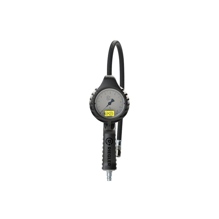 Riegler 136799 Stand.-Handreifenfüllmesser MS, Mano Ø 80 mm, geeicht, 0 - 12 bar - Bild 2