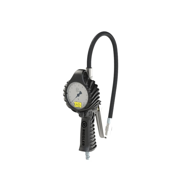 Riegler 137581 Stand.-Handreifenfüllmesser QS, Mano Ø 80 mm, geeicht, 0 - 12 bar - Bild 1