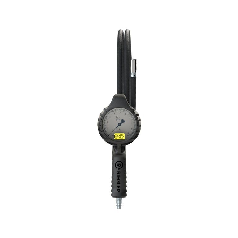 Riegler 137585 Stand.-Handreifenfüllmesser MS, Mano Ø 80 mm, geeicht, 0 - 12 bar - Bild 2