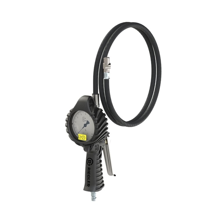 Riegler 137647 Stand.-Handreifenfüllmesser QS, Mano Ø 80 mm, geeicht, 0 - 12 bar - Bild 1