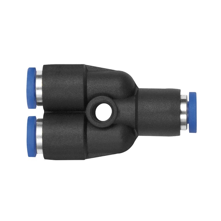 Riegler 148882 Y-Steckverbindung »Blaue Serie« mini, für Schlauch-Außen-Ø 3 - Bild 1
