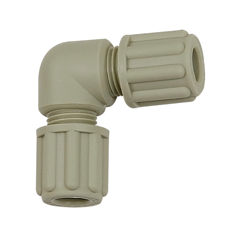 Riegler 110885 Winkel-Schlauchverbindung, für Schlauch 6/8 mm, PP - Bild 1