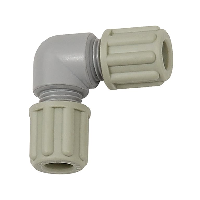 Riegler 110833 Winkel-Schlauchverbindung, für Schlauch 6/8 mm, PA - Bild 1