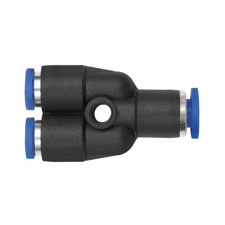 Riegler 148886 Y-Steckverbindung »Blaue Serie« mini, red., Schlauch-Außen-Ø 6/4 - Bild 1