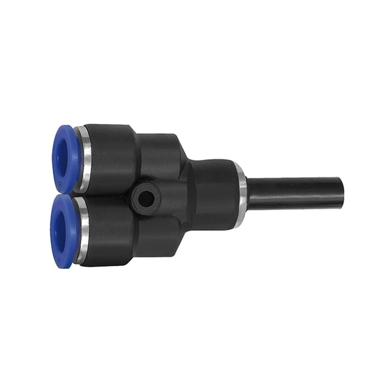 Riegler 125723 Y-Steckverbindung, Stecknippel 12 mm »Blaue Serie«, Schlauch-Ø 12 - Bild 1