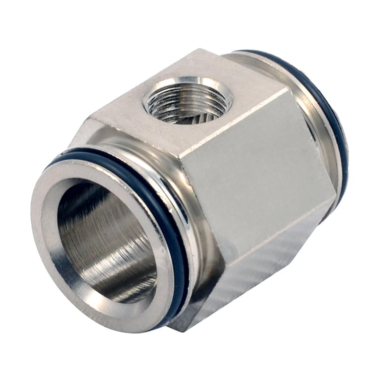 Riegler 144891 Luftabnahme 2-Wege »SYNTESI«, BG 1, G 3/8, Abgänge 2 x G 1/8 - Bild 1