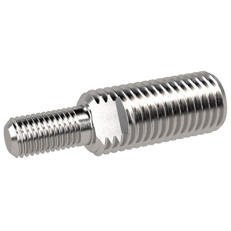 Riegler 145361 Gewindenippel M10x1,25, für Kolbenstangen IG M5, Kolben-Ø 25 mm