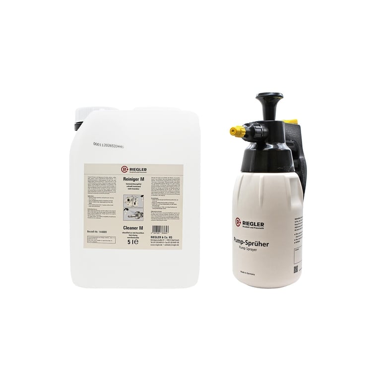 Riegler 145387 Reiniger M, Set, mit Pump-Sprüher, 5 L