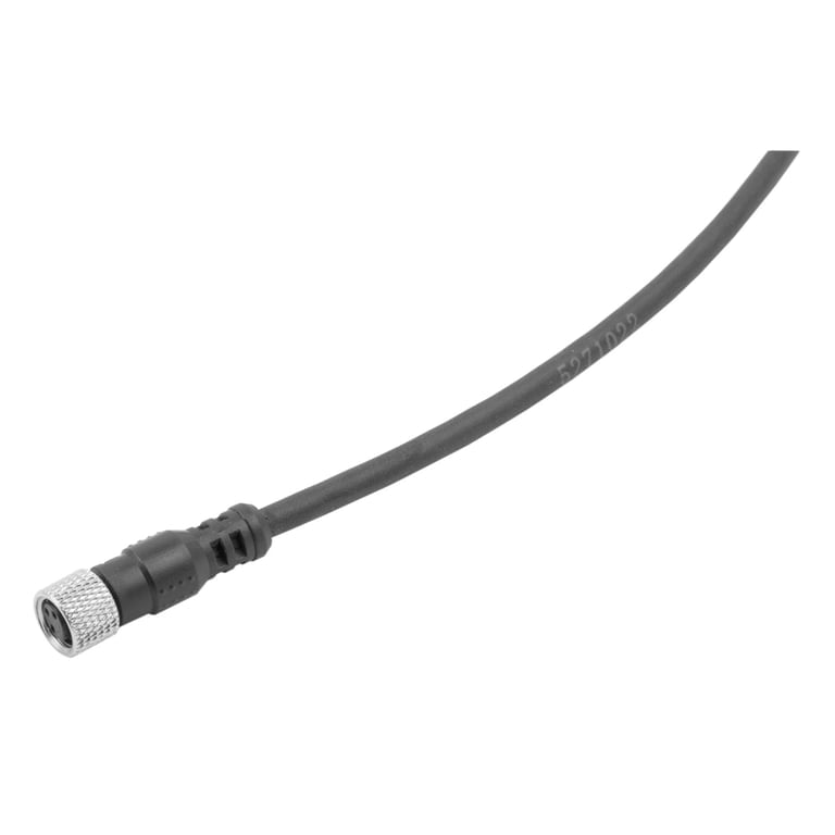 Riegler 145497 M8-Steckdose, 3-polig, 1 m Kabel, High Flex CL6