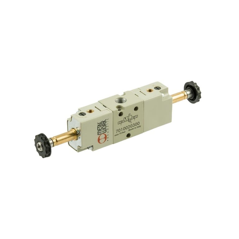 Riegler 147117 3/2-Wegeventil, elektropn., ext. Steuerluft, bistabil, G 1/8 - Bild 1